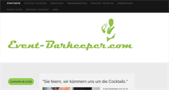 Desktop Screenshot of event-barkeeper.com